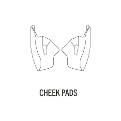 KTM CHEEK PADS ST 501